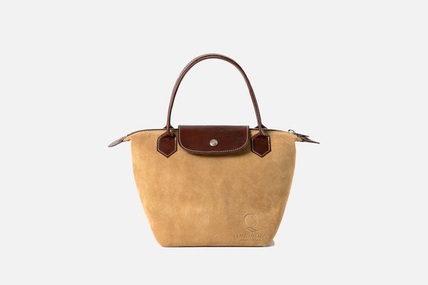 Suede Handbag