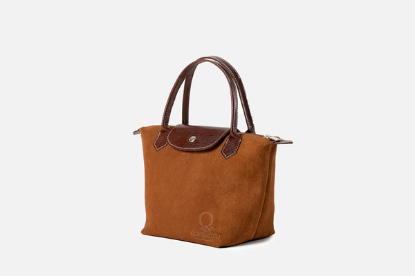 Suede Handbag