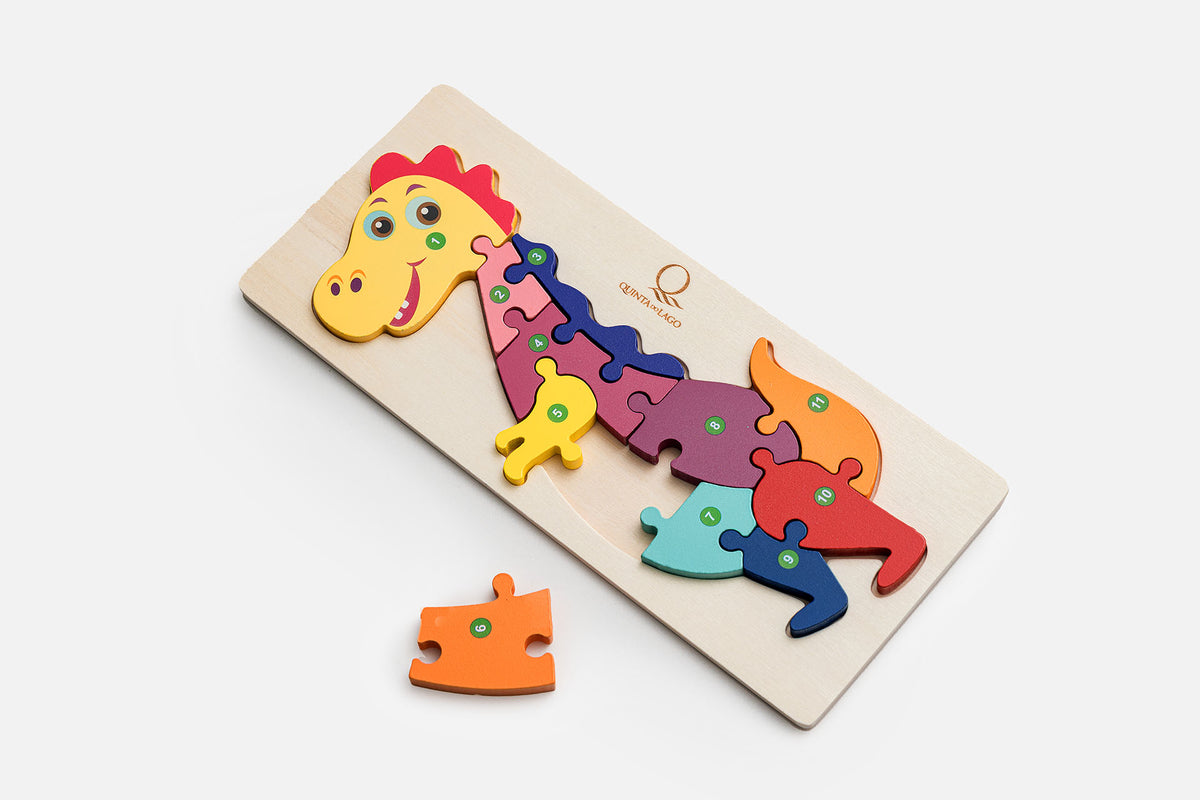 Wooden Puzzle Diplodoco Q Boutique Shop Quinta do Lago Q Boutique