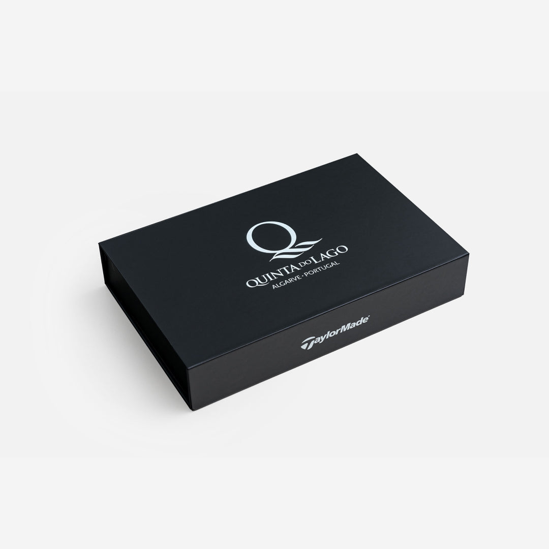 Large Gift Box Quinta do Lago Pitch Fork, Ball Marker, Towel and Gol