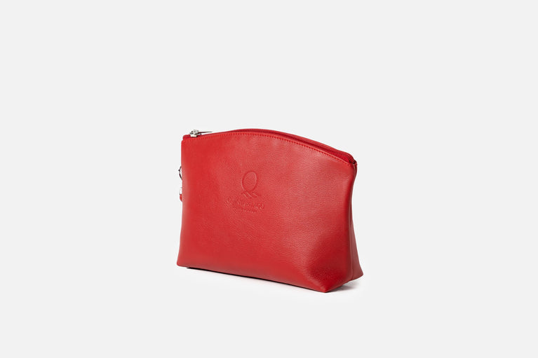 Leather Clutch Bag - Medium